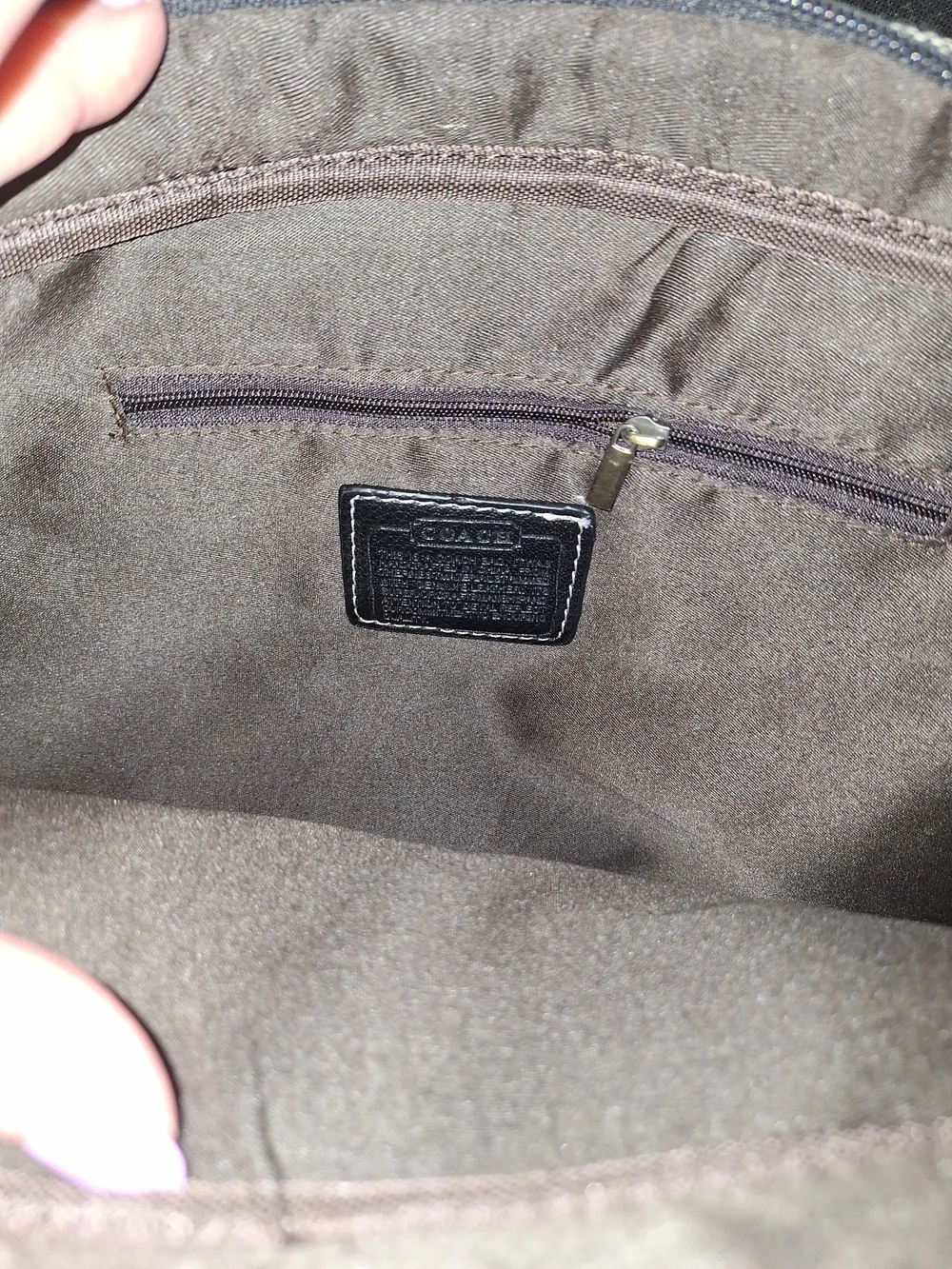 Coach Signature Small Briefcase in Gray/Black